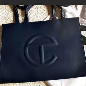 Medium NAVY telfar bag